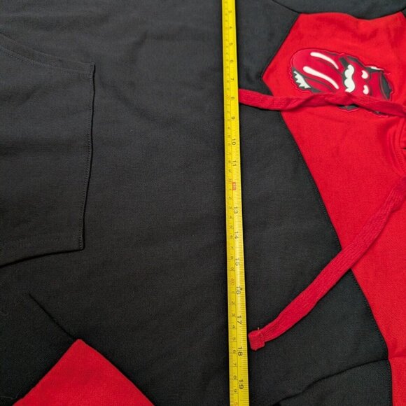 ROLLING STONES RALEIGH ZIP CODE TOUR 2015 OFFICIAL HOODIE PULLOVER MEDIUM RED - Picture 11 of 16